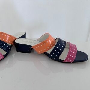 Vintage DVF Color Strap Sandals